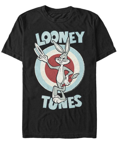 Looney Tunes Men's Bugs Bunny Target Short Sleeve T-Shirt