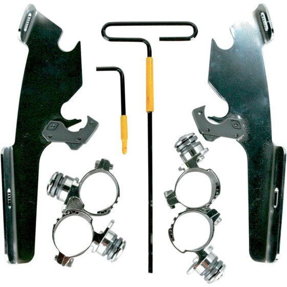 MEMPHIS SHADES Trigger-Lock Memphis Fat/Slim Kawasaki/Yamaha MEM8982 Fitting Kit