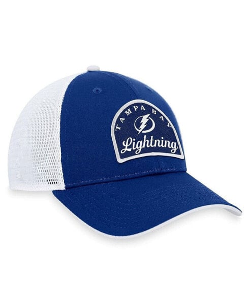 Men's Blue, White Tampa Bay Lightning Fundamental Adjustable Hat