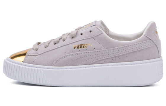 Кроссовки PUMA Suede Platform Gold 362222-01