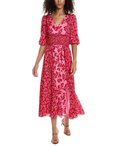 Taylor Printed Ditzy Yoryu Jacquard Maxi Dress Women's