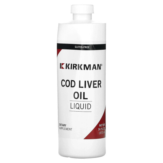 Cod Liver Oil Liquid, 16 fl oz (473 ml)