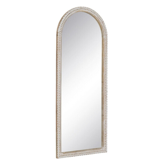 Wall mirror White Natural Crystal Mango wood MDF Wood Vertical 60,9 x 3,8 x 152,4 cm