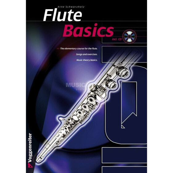 Voggenreiter Flute Basics ENGLISH Schwarzholz/ primer / incl. CD