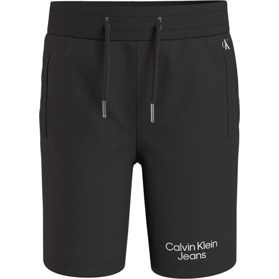 CALVIN KLEIN JEANS Stack Logo Sweat Shorts