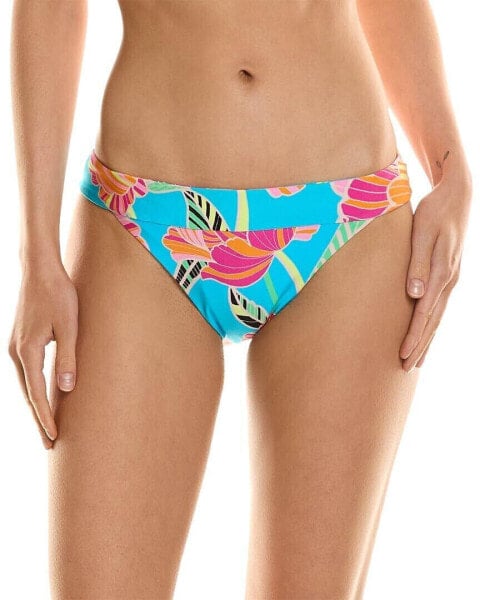 Trina Turk Women's Standard Poppy Banded Hipster Bikini Bottom Swimwear Size 6