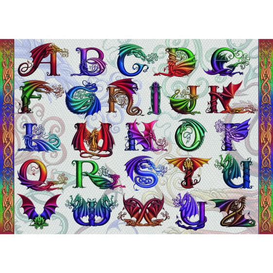 Puzzle Alphabet Drache 1000 Teile