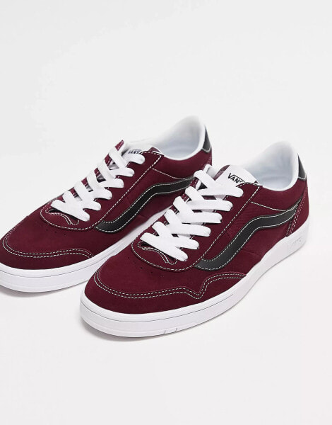 Vans Cruze trainers in burgundy