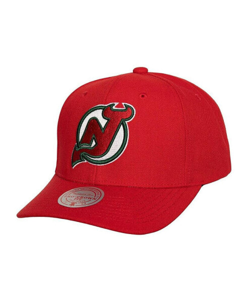 Men's Red New Jersey Devils Team Ground Pro Adjustable Hat