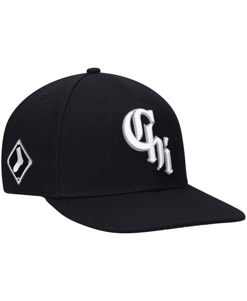 Черная кепка с пряжкой '47 Brand Chicago White Sox City Connect Captain Snapback Hat