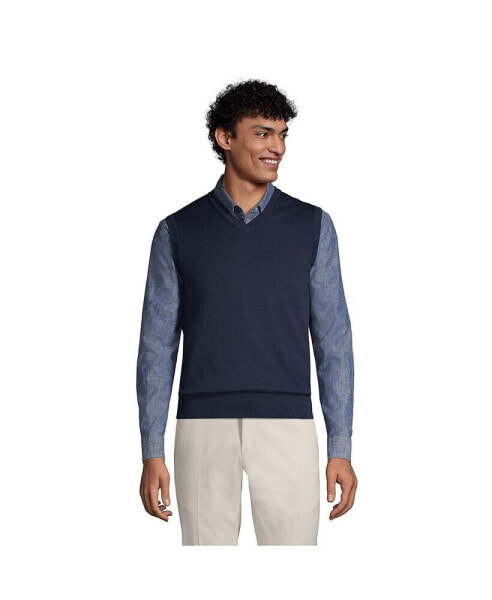 Men's Fine Gauge Supima Cotton Sweater Vest