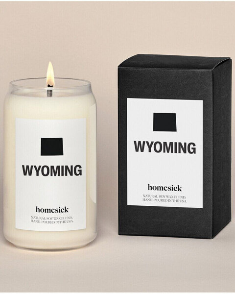 Homesick Wyoming Candle White