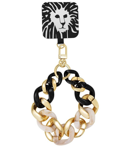 Ремешок Anne Klein Chain Link Black Ivory Gold