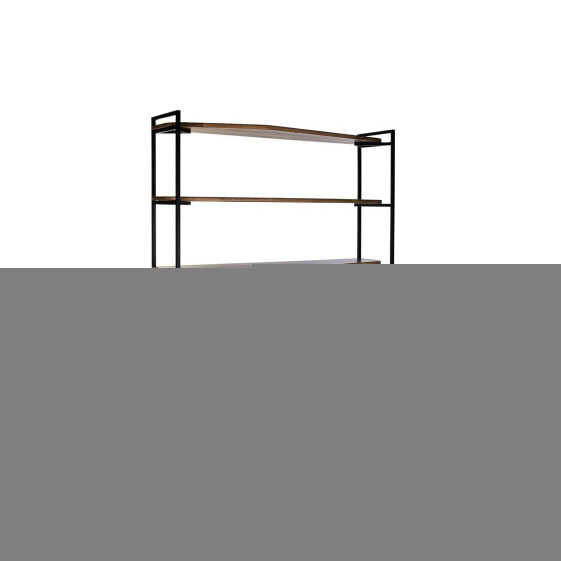 Shelves DKD Home Decor Black Natural Metal Mango wood 150 x 40 x 181 cm