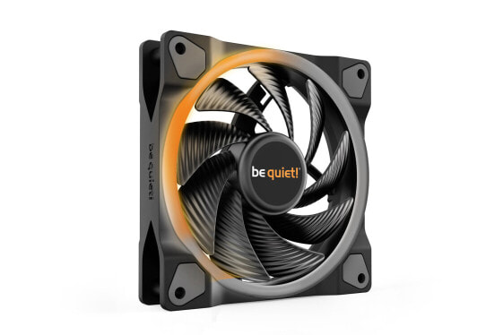 Be Quiet! Light Wings 120mm ARGB PWM High Speed Fan Black - Fan - 12 cm - 2500 RPM - 31 dB - 52.3 cfm - 88.86 m³/h