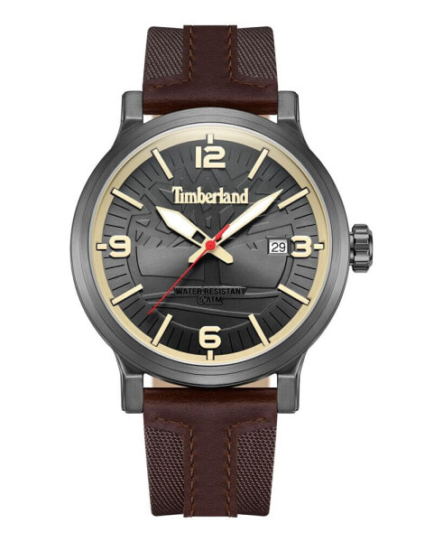 Часы Timberland Quartz Westerly Dark Brown-LtNy Strap46mm