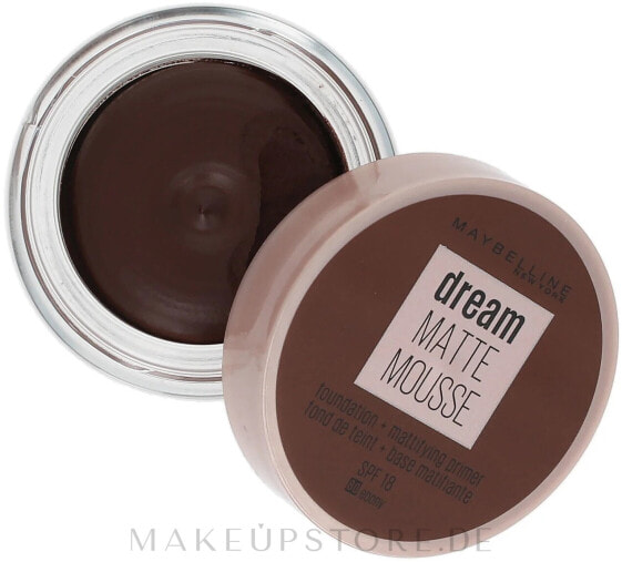 Maybelline Mousse Foundation - Maybelline Dream Matte Mousse Foundation 80 - Ebony