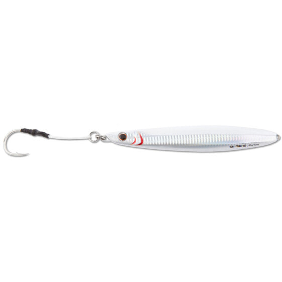 Shimano White-Silver BUTTERFLY FLAT-SIDE Jigs (BFLFS168WS) Fishing