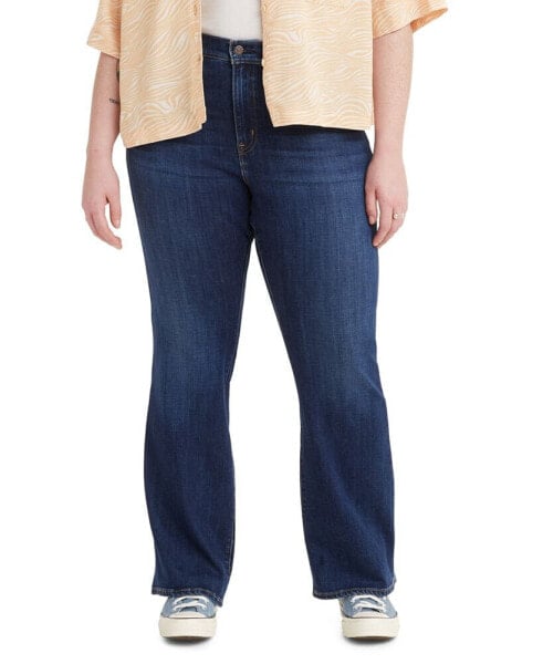 Plus Size 726 High-Rise Flare-Leg Jeans