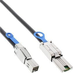 InLine external Mini SAS HD Cable SFF-8644 to SFF-8088 6Gb/s 0.5m