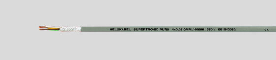 Helukabel 49597 Schleppkettenleitung S-TRONIC-PURö 5 x 0.25 mm² Grau 100 m