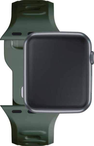 3MK 38/40/41 mm Dark Green - 3mk Silicone Watch Strap for Apple