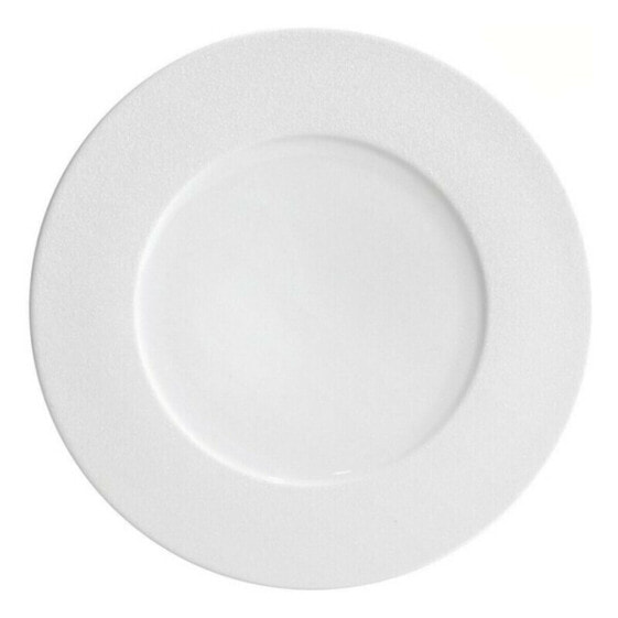 Плоская тарелка Inde Globe Sahara Фарфор Белая Ø 32,5 см