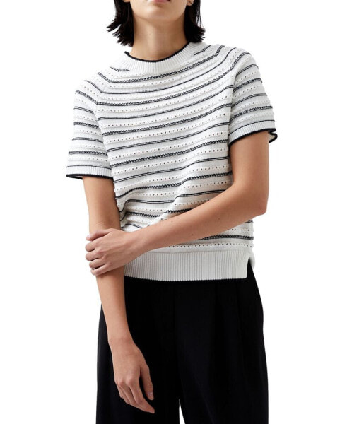 Women's Oskie Pointelle Cotton Knit Top