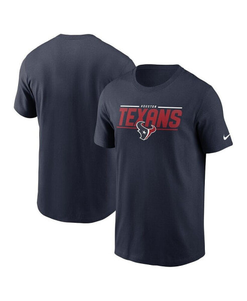 Men's Navy Houston Texans Muscle T-shirt
