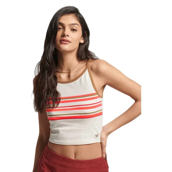 SUPERDRY Vintage Stripe Sleeveless base layer