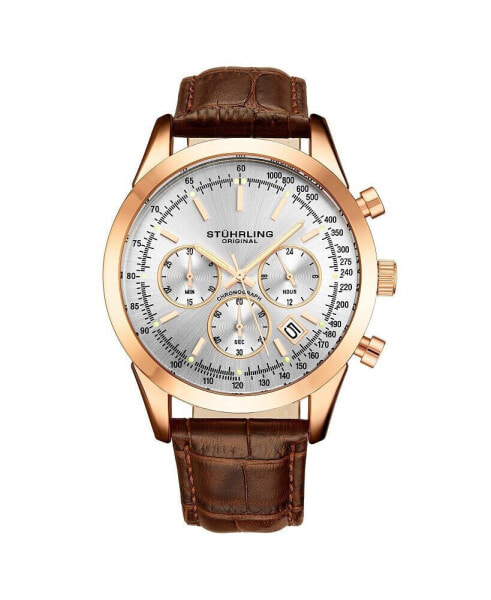 Часы Stuhrling Monaco Brown Leather