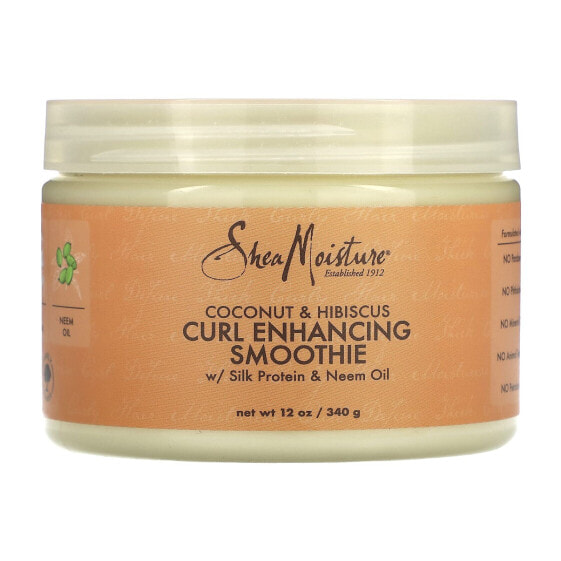 Лосьон для завивки волос SheaMoisture Curl Enhancing Smoothie, Coconut & Hibiscus, 340 г