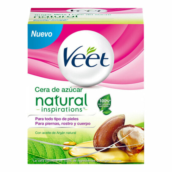 Крем для удаления волос с тела Veet Cera Tibia Natural Аргановое масло Сахар 250 мл