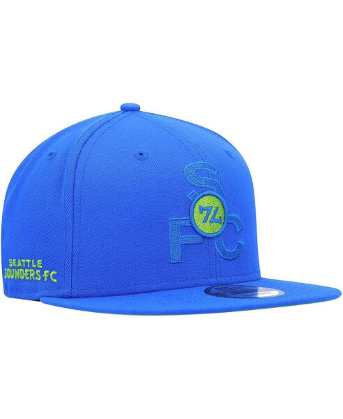 Men's Blue Seattle Sounders FC Kick Off 9FIFTY Snapback Hat