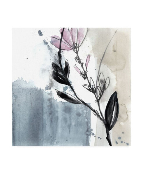 Jennifer Goldberger Ua Ch Blush Flower Splash V Canvas Art - 15" x 20"
