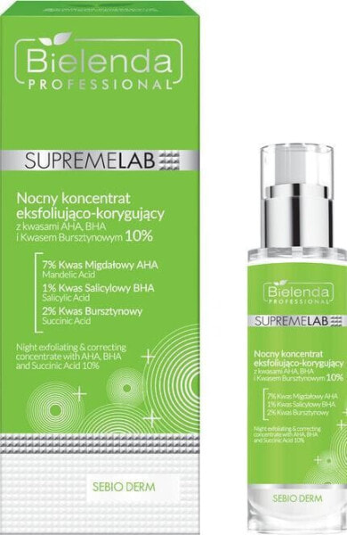 Bielenda Bielenda Professional Supremelab Sebio Derm Nocny koncentrat eksfoliująco-korygujący 30 ml