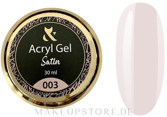 Acryl Nagelgel 30 ml - F.O.X Acryl Gel Satin 003