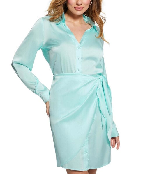 Платье мини GUESS Alya Wrap-Style для женщин