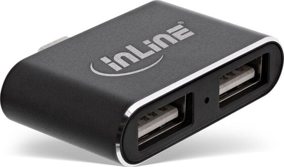 USB-концентратор USB InLine 2x USB-A 2.0 (33291I)