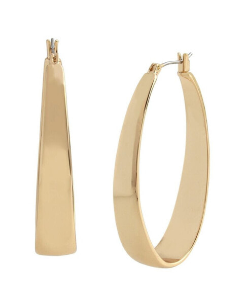 Oval Hoop Earrings