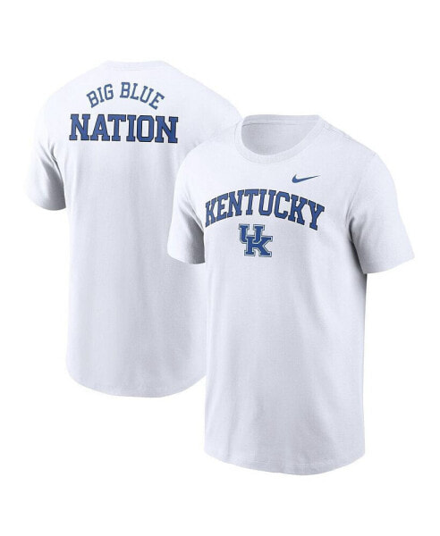 Men's White Kentucky Wildcats Blitz 2-Hit T-Shirt