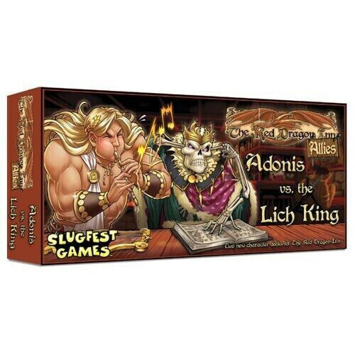 Red Dragon Inn Adonis VS The Lich King Set Board Game by Slugfest Games Sealed