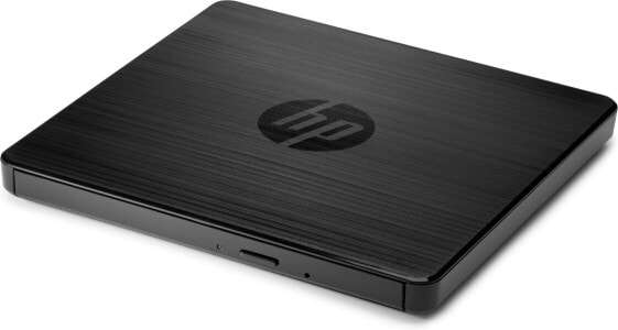 HP USB External DVD-RW Writer - Black - Front - Desktop/Notebook - DVD-RW - USB & FireWire - CD - DVD
