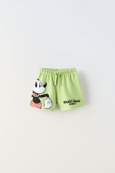Шорты для малышей ZARA Mickey Mouse Плюшевые Бермуды Disney