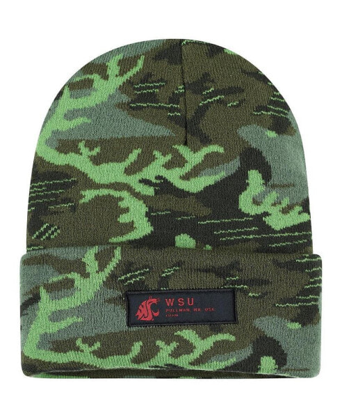 Men's Camo Washington State Cougars Veterans Day Cuffed Knit Hat
