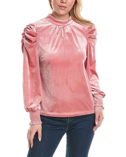 Colette Rose Velvet Blouse Women's Pink S
