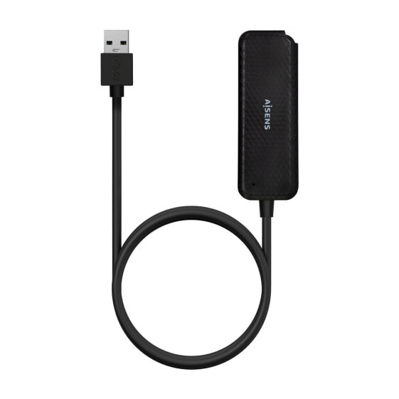 USB-разветвитель Aisens A106-0714 Чёрный (1 штук)