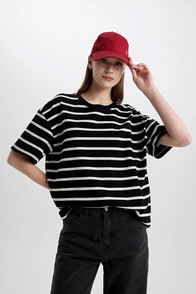 Топ Defacto Oversize Striped Tee C3675ax24sp