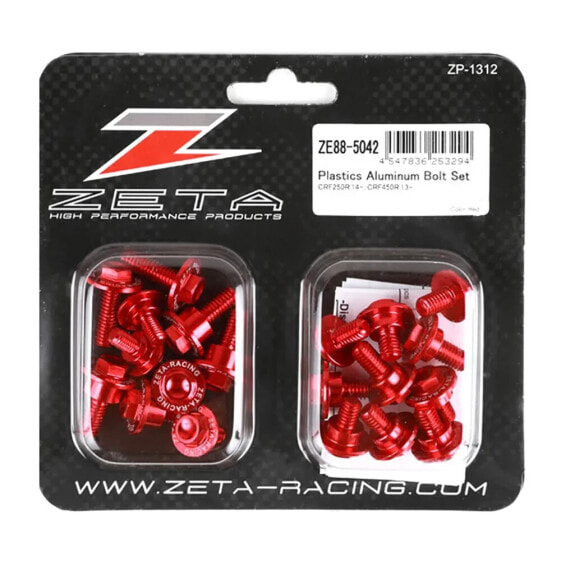 ZETA Honda CRF 450 R 13-16/CRF 250 R 14-17 ZE88-5042 Aluminium Fairing Screw Kit