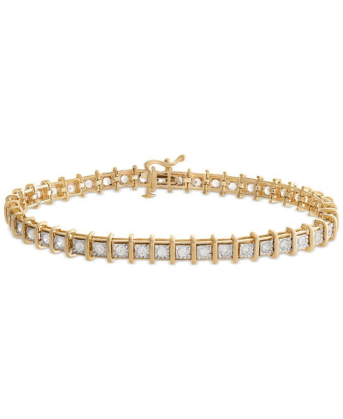 Браслет Macy's Diamond Tennis (2 ct.) 14k Gold